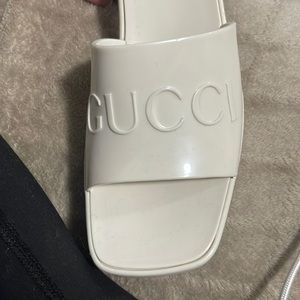 Brand new Gucci rubber slides